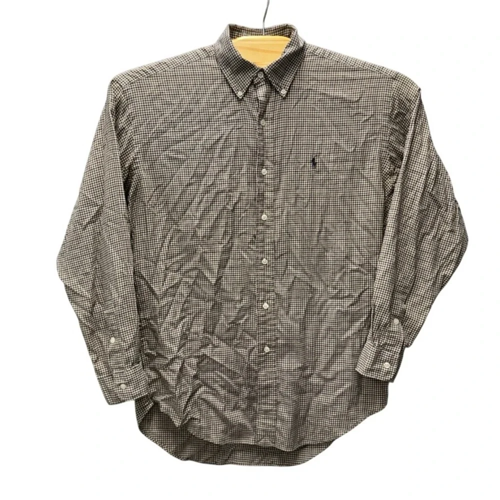 Ralph Lauren Blake Mens XL Plaid Button Down Shirt Cotton Long Sleeve Multi